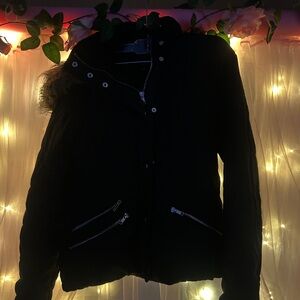 Zenana Outfitters Black Puffer Jacket